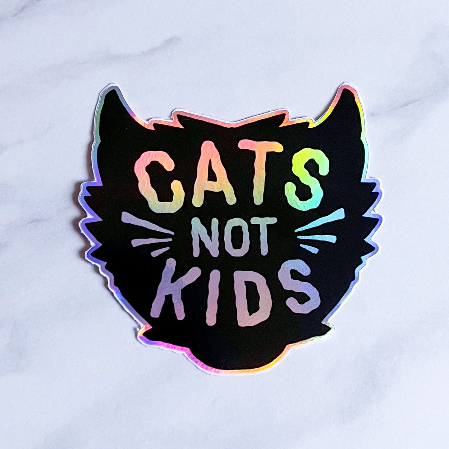 Cats Not Kids Sticker