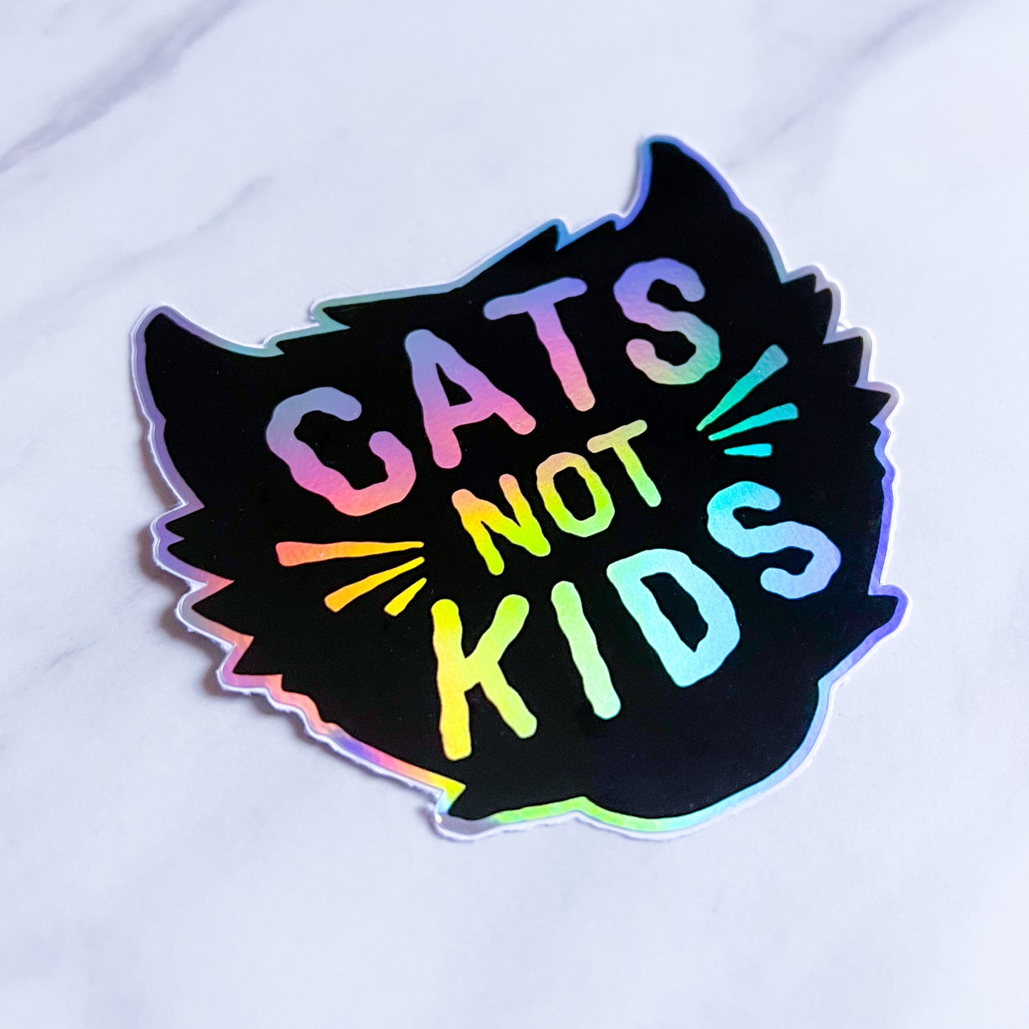 Cats Not Kids Sticker